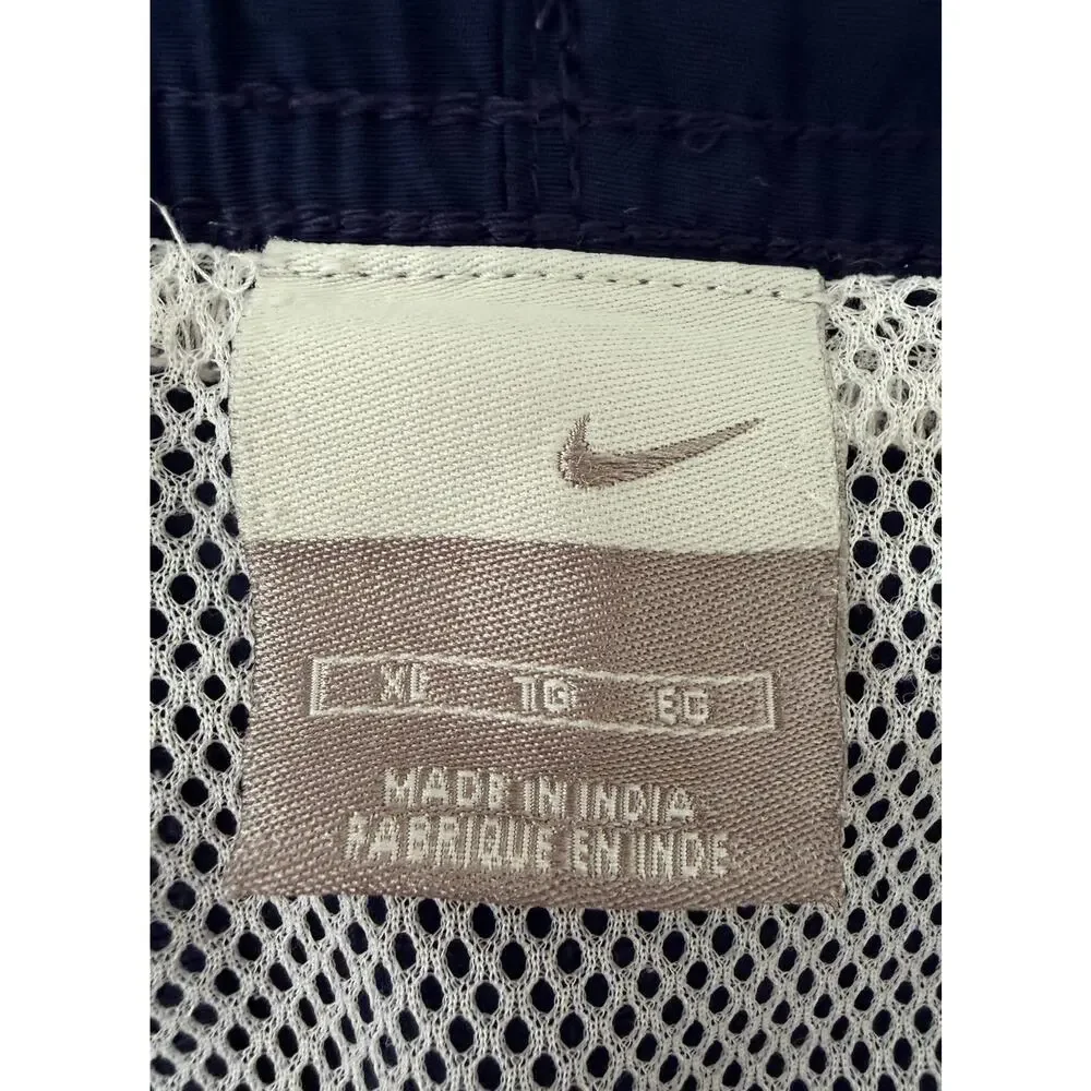 Nike Swimwear Men's Large Navy Blue Elastic waistband Colorblock